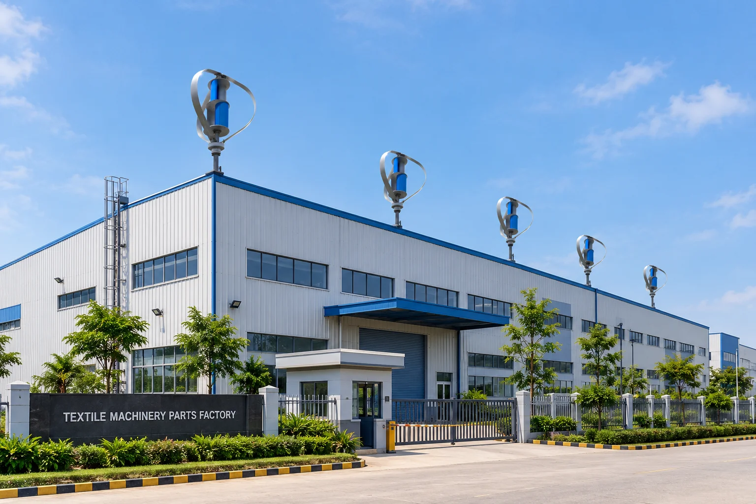 vertical wind turbine for Factories in Bangladesh 