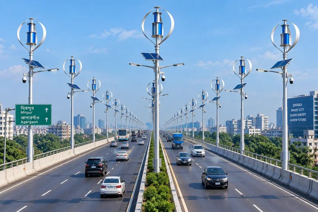 Wind Turbine for Express way in Bangladesh